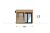 Abri de jardin en bois IDA (34 mm), 6x3 m, 8 m² specification 3