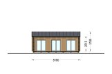Chalet en bois habitable ANGELA S (Isolé, 44 mm + bardage), 45 m² specification 3