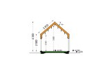 Chalet en bois habitable ADALINE RV (Isolé RE2020, 44 mm + bardage), 42 m² specification 6