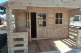 Abri de jardin SHANON (66 mm), 16 m² + 6 m² terrasse customer 1