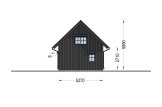Maison préfabriquée en bois KARINA PV (Isolé RE2020, 44 mm + bardage), 46 m² specification 5