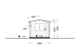 Abri de jardin en bois OAK (44 mm), 6x3 m, 18 m² specification 6