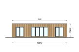 Petite maison en bois PREMIUM S (Isolé, 34 mm + bardage), 10.5x4.5 m, 47 m² specification 2