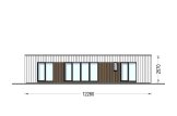 Maison préfabriquée en bois BELLA I PV (Isolé RE2020, 44 mm + bardage), 46 m² specification 2