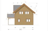 Chalet en bois VERA S (44 mm + bardage), 126 m² specification 6