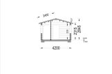 Chalet en bois habitable MAX S (44+44 mm), 4.2x7.5 m, 32 m² specification 6