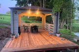 Tonnelle en bois FLORA (28 mm), 3x5 m, 15 m² customer 1