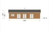 Chalet en bois JULIA (66 mm), 103 m² specification 2