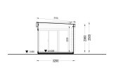 Abri de jardin en bois IDA (34 mm), 6x3 m, 8 m² specification 6