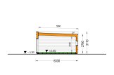 Maison préfabriquée en bois BELLA 2 PV (Isolé RE2020, 44 mm + bardage), 60 m² specification 6