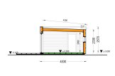 Maison préfabriquée en bois LUCIA 1 PV (Isolé RE2020, 44 mm + bardage), 40 m² specification 6