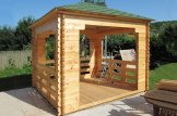 Tonnelle en bois (44 mm), 3x3 m, 9 m² customer 2