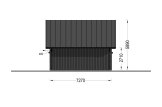 Maison préfabriquée en bois KARINA PV (Isolé RE2020, 44 mm + bardage), 46 m² specification 4