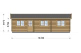 Chalet en bois AMBRE S (44 mm), 47 m² specification 2