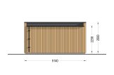 Bureau de jardin PREMIUM (34 mm + bardage), 5x3 m, 13 m² specification 4