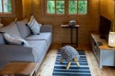 Chalet en bois à toit plat avec terrasse HYMER (66 mm), 42 m² + 10 m² customer 2