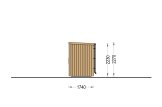 Sauna d'extérieur OKO (34 mm + bardage), 2.3x1.6 m, 2.7 m² specification 5