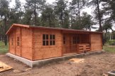 Chalet en bois UZES (58 mm), 70 m² customer 1