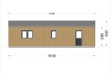 Chalet en bois SELENE S (44 mm + bardage), 63 m² specification 4