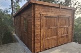 Garage en bois à toit plat MODERN (34 mm), 3.6x5.4 m, 19.9 m² customer 1
