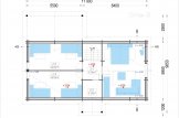 Chalet en bois VERA (44+44 mm), 132 m² + 13.5 m² terrasse specification 3