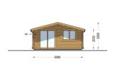 Abri de jardin en bois WISSOUS (44 mm), 5x4 m, 20 m² specification 2
