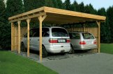 Carport en bois double MODERN, 6x6 m, 36 m² customer 1