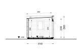 Bureau de jardin PREMIUM (34 mm + bardage), 5x3 m, 13 m² specification 6