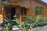 Abri de jardin en bois avec terrasse OLIVIA (44 mm), 6x6 m, 27 m² + 8 m² terrasse customer 1