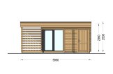 Abri de jardin en bois IDA avec abri (34 mm), 6x3 m, 11 m² specification 2