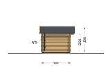 Abri de jardin en bois WISSOUS (34 mm), 5x3 m, 15 m² specification 3