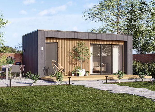 Abri de jardin en bois LAYLA (34 mm + bardage), 6x3 m, 15 m² avp.ui.product_images.thumbnail 1