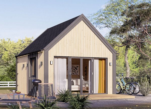 Chalet en bois SALLY (34 mm + bardage), 20 m² avp.ui.product_images.thumbnail 1