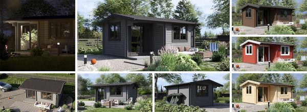 Abri de jardin en bois OSLO (34 mm), 5x4 m, 20 m²