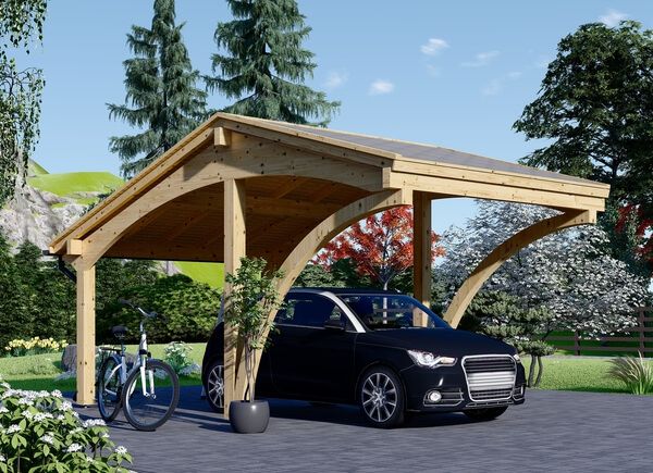Carport en bois CORA, 3x5.9 m, 18 m² avp.ui.product_images.thumbnail 1
