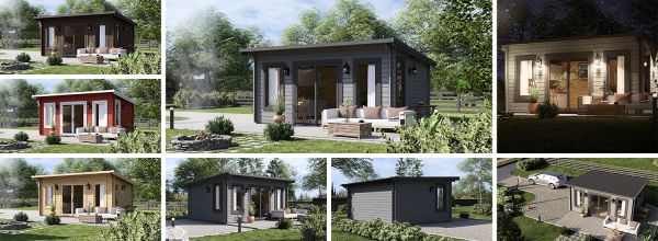 Abri de jardin en bois ESSEX (44 mm), 5x4 m, 20 m²