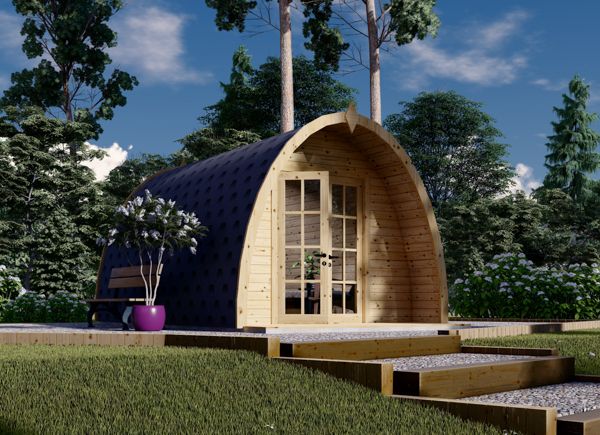 Abri de jardin en bois BRETA (28 mm), 3x5 m, 15 m² avp.ui.product_images.thumbnail 1