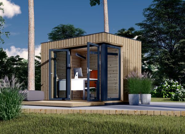 Bureau de jardin PREMIUM (34 mm + bardage), 3x2 m, 6 m² avp.ui.product_images.thumbnail 1