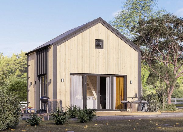 Chalet en bois habitable SARA RV (Isolé, RE2020) 20 m² avp.ui.product_images.thumbnail 1