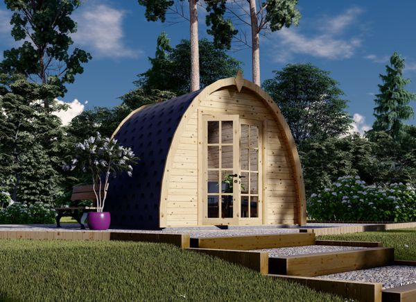 Abri de jardin en bois BRETA (28 mm), 3x3 m, 9 m² avp.ui.product_images.thumbnail 1