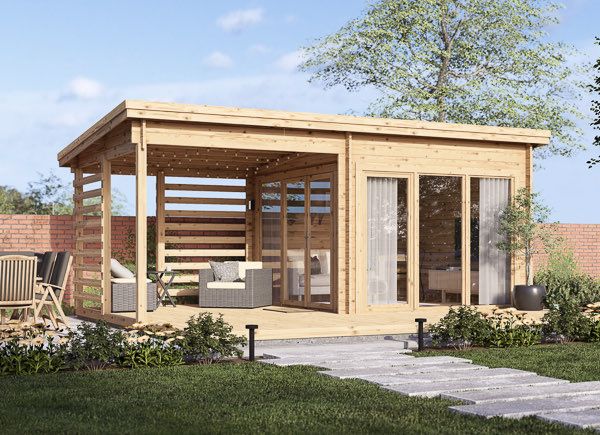 Abri de jardin en bois EVA (34 mm), 6x3 m, 8 m² avp.ui.product_images.thumbnail 1