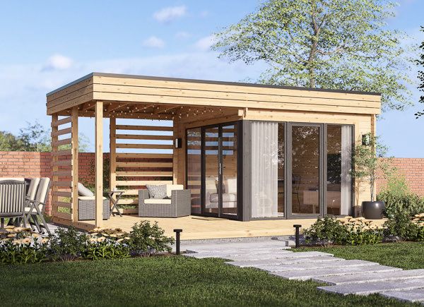 Abri de jardin en bois IDA (34 mm), 6x3 m, 8 m² avp.ui.product_images.thumbnail 1