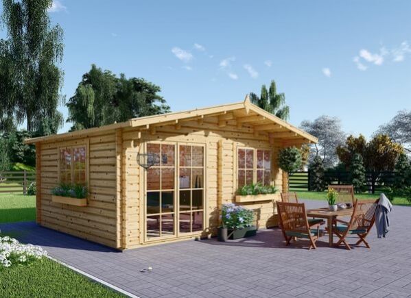 abri de jardin en bois lille 34 mm 4x3 m 12 m