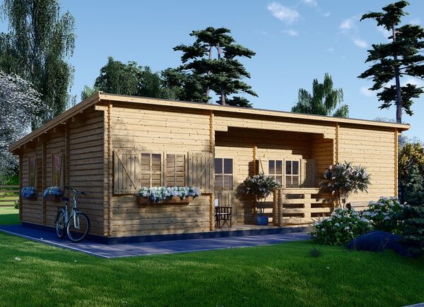 chalets en bois habitables de 70m et 80 m au meilleur prix