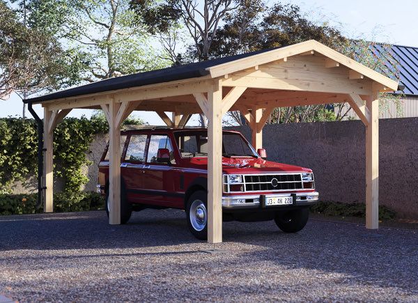 Carport en bois CLASSIC, 3x6 m, 18 m² avp.ui.product_images.thumbnail 1
