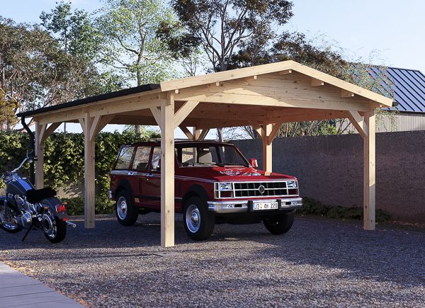 Carport en bois CLASSIC, 4x5.7 m avp.ui.product_images.thumbnail 1