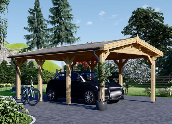 Carport en bois CLASSIC, 3x6 m, 18 m² avp.ui.product_images.thumbnail 1