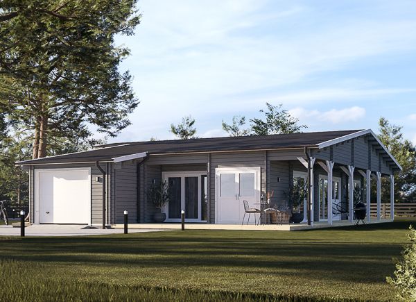 Chalet en bois RIVIERA S (44+44 mm), 130 m² avp.ui.product_images.thumbnail 1