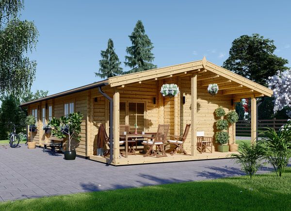 Chalet en bois LINCOLN (66 mm), 6x12 m, 72 m² avp.ui.product_images.thumbnail 1