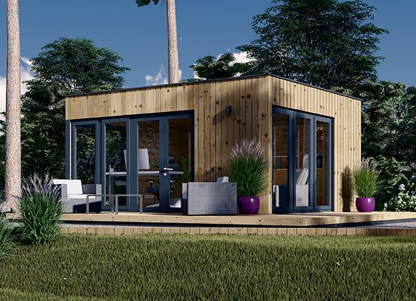 Studio de jardin PREMIUM (34 mm + bardage), 5x4 m, 20 m² avp.ui.product_images.thumbnail 1